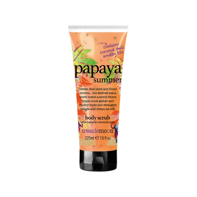 TREACLEMOON papaya Body scrub Κρέμα Απολέπισης Σώματος με Άρωμα Παπάγιας 225ml