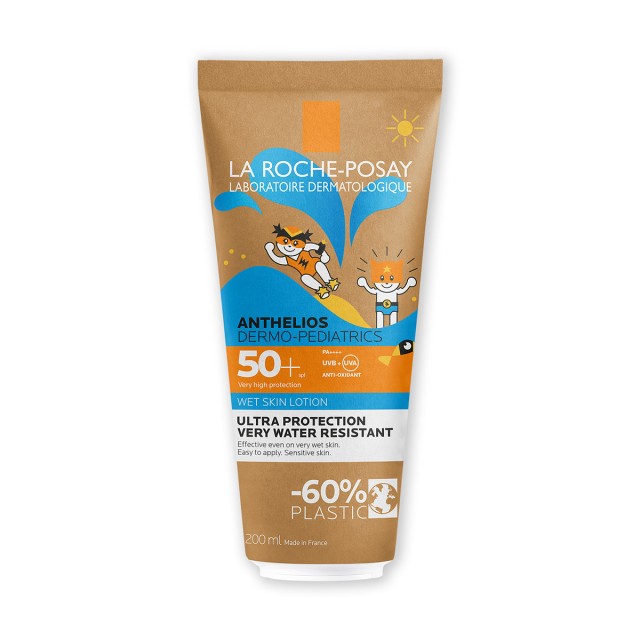 LA ROCHE POSAY Anthelios Dermo-Pediatrics Wetskin Lotion SPF50+ Παιδικό Αντηλιακό Γαλάκτωμα 200ml