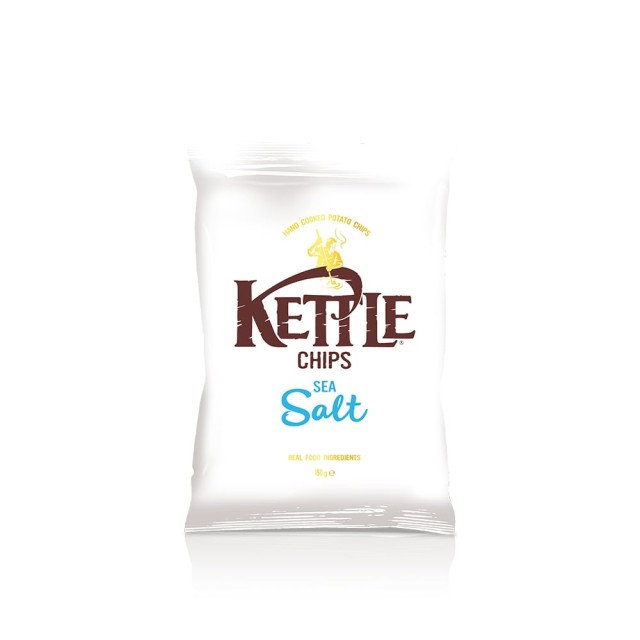 KETTLE Chips θαλασσινό αλάτι 150gr