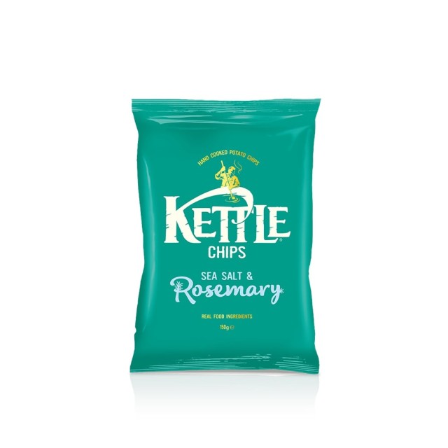 KETTLE Chips θαλασσινό αλάτι & δενδρολίβανο 150gr
