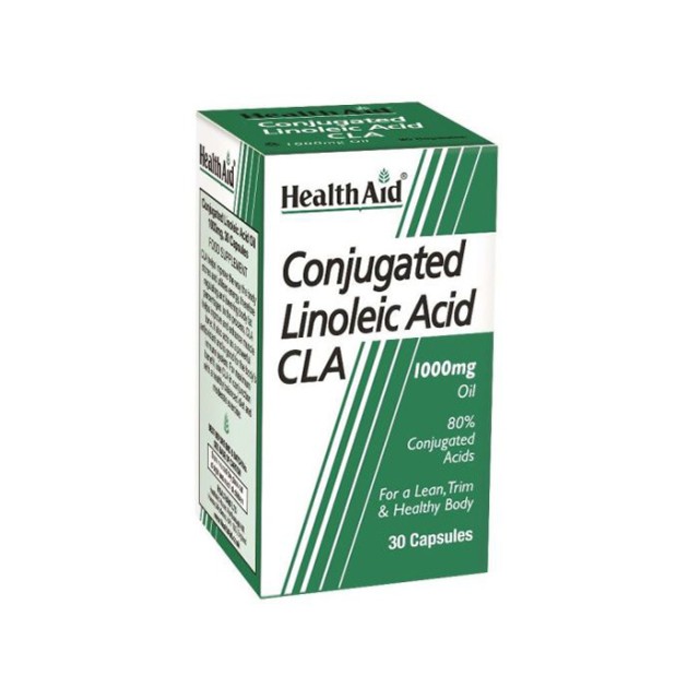 HEALTH AID Conjugated Linoleic Acid (CLA) 1000mg Συμπλήρωμα Διατροφής για την Καύση Λίπους 30 Κάψουλες