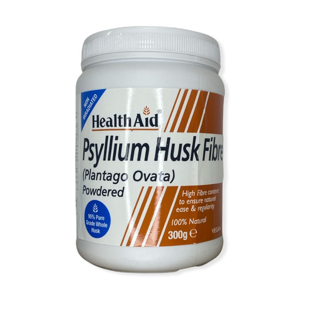 HEALTH AID Psyllium Husk Συμπλήρωμα Διατροφής Σε Σκόνη Για Την Κινητικότητα Του Εντέρου 300gr