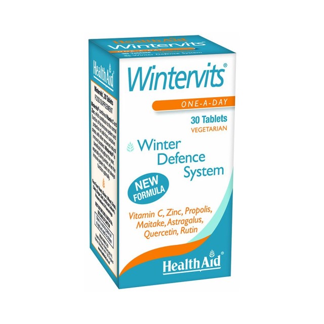 HEALTH AID Wintervits - Full Defense Συμπλήρωμα Διατροφής για Ενίσχυση του Ανοσοποιητικού 30 Ταμπλέτες