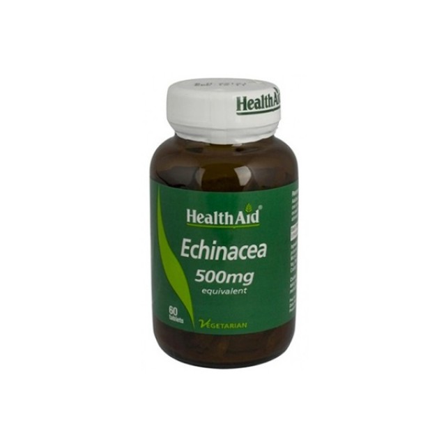 HEALTH AID Echinacea 500mg Φυσική ενίσχυση του ανοσοποιητικού με Εχινάκεια 60 Ταμπλέτες
