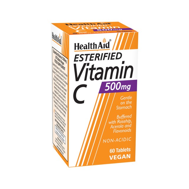 HEALTH AID Esterified Vitamin C 500Mg Συμπλήρωμα Διατροφής Με Εστεροποιημένη Βιταμίνη C 60 Ταμπλέτες
