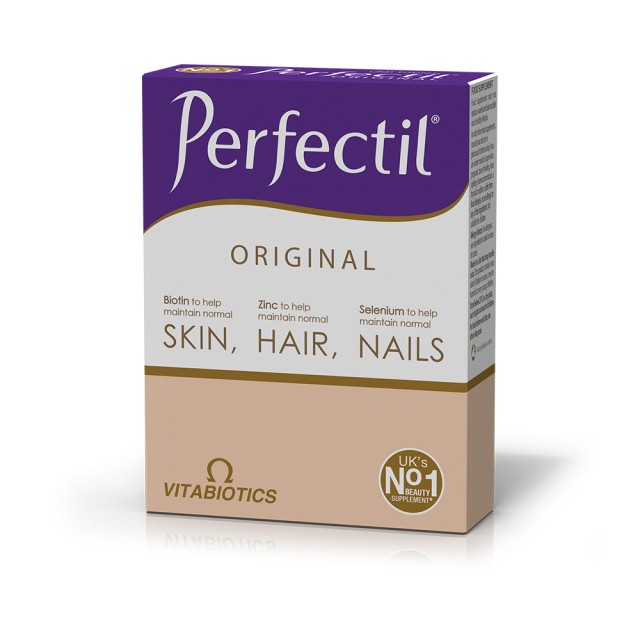 VITABIOTICS Perfectil® Original Ολοκληρωμένη Φόρμουλα Τριπλής Δράσης για Μαλλιά Νύχια & Δέρμα 30 ταμπλέτες