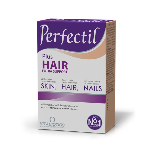 VITABIOTICS Perfectil® Hair_Extra Support Ενισχυμένη Φόρμουλα για την Καλή Υγεία των Μαλλιών 60 ταμπλέτες