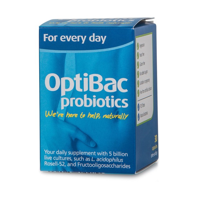 OPTIBAC Probiotics for each day Συμπλήρωμα Προβιοτικών 30 κάψουλες