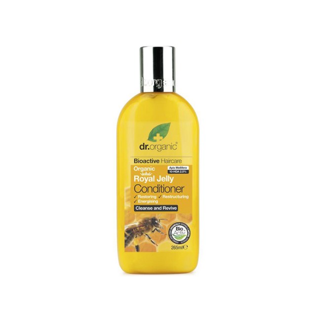 DR. ORGANIC Royal Jelly Conditioner Μαλακτική Κρέμα με Βασιλικό Πολτό 265ml