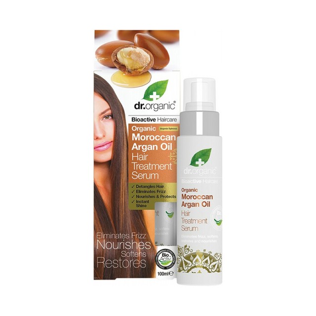 DR ORGANIC argan oil hair treatment serum Λάδι Μαλλιών με Βιολογικό Έλαιο Αργκάν 100 ml