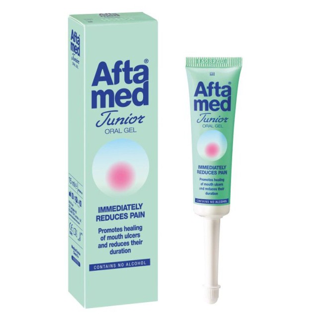 AFTAMED Junior Gel Παιδικ? Γέλη για Ανακούφιση Ούλων και τις Άφθες 15ml