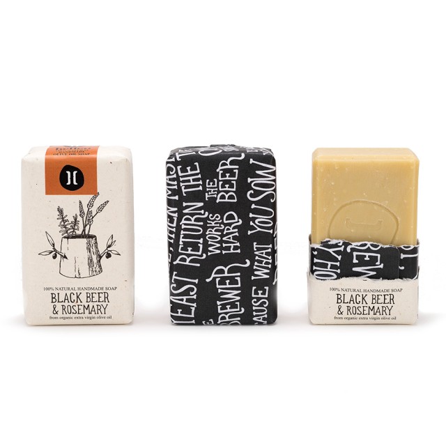 HELLEO Olive Oil Soap Μαύρη μπύρα & Δεντρολίβανο 120gr