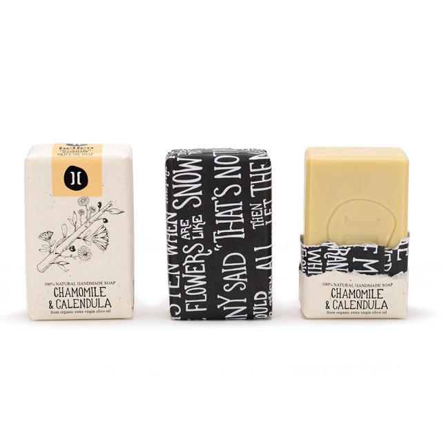 HELLEO Olive Oil Soap Χαμομήλι & Καλέντουλα 120gr