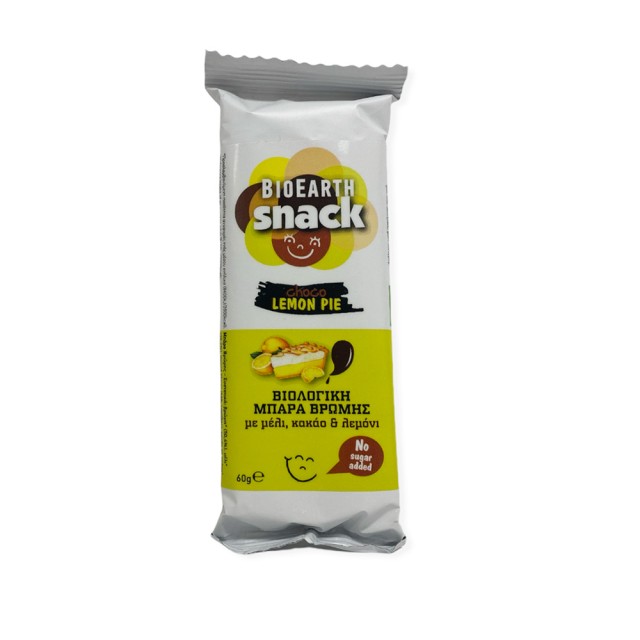 BIOEARTH Snack Κακαο-Μελι-Λεμονι 60gr