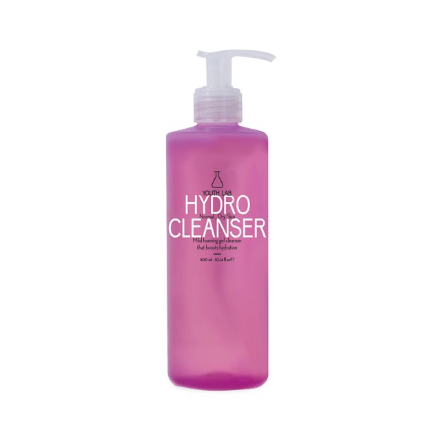 YOUTH LAB Hydro Cleanser Ήπιο Αφρίζον Τζελ Καθαρισμού Προσώπου για Κανονικό & Ξηρό Δέρμα 300ml