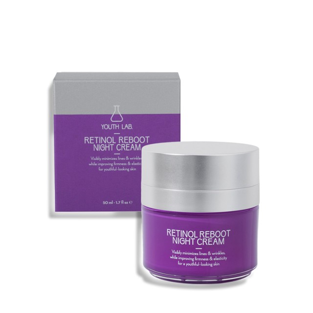 YOUTH LAB Retinol Reboot Night Cream Ενισχυμένη Κρέμα Νυκτός με Βιταμίνη Α για Όλους τους Τύπους Επιδερμίδας 50ml