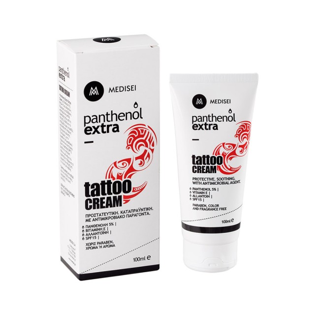 PANTHENOL EXTRA Tattoo Cream Ενυδατική Κρέμα για Τατουάζ 100ml