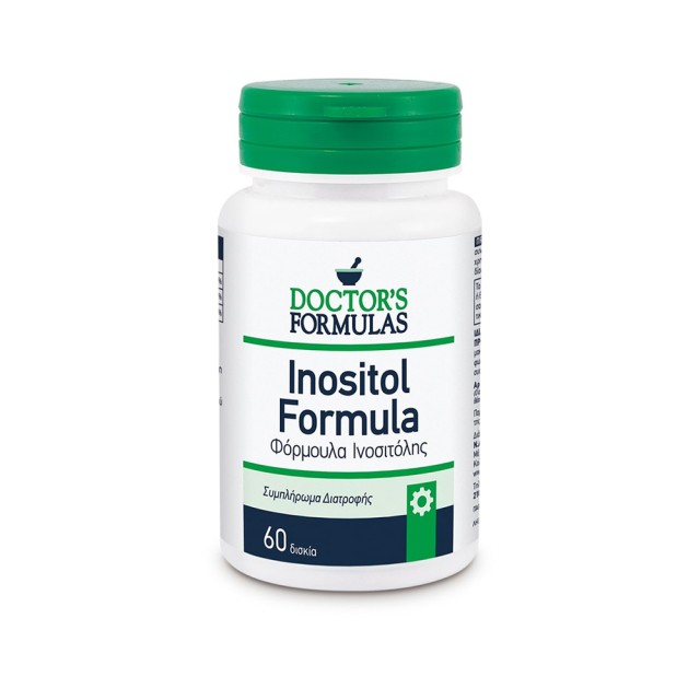 DOCTOR’S FORMULAS Inositol Συμπλήρωμα Διατροφής Που Συμβάλλει Στη Φυσιολογική Λειτουργία Του Νευρικού Συστήματος 60 κάψουλες