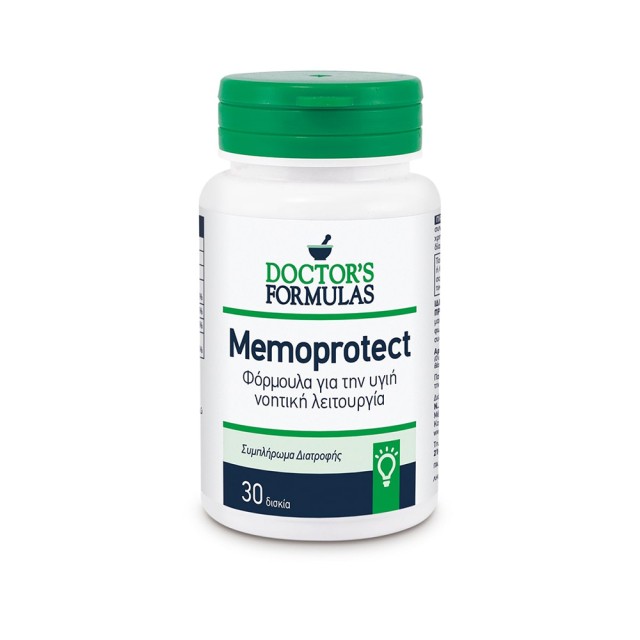 DOCTOR’S FORMULAS Memoprotect Συμπλήρωμα Διατροφής για την Καλή Λειτουργία του Εγκεφάλου 30 κάψουλες