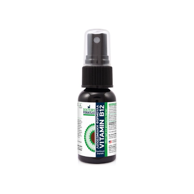DOCTOR’S FORMULAS Vitamin B12 Spray Λιποσωμιακή Φόρμουλα Μεθυλκοβαλαμίνης 30ml