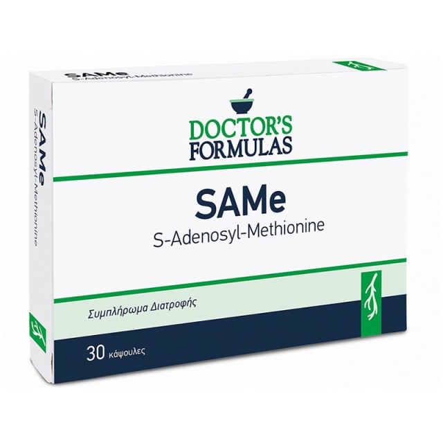 DOCTOR’S FORMULAS SAMe Συμπλήρωμα Διατροφής με S-ΑδενοσυλοΜεθειονίνη, Βιταμίνες B & Φολικό Οξύ 30 κάψουλες