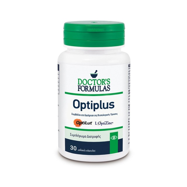 DOCTOR’S FORMULAS Optiplus Συμπλήρωμα Διατροφής για τη Διατήρηση Φυσιολογικής Όρασης 30 κάψουλες