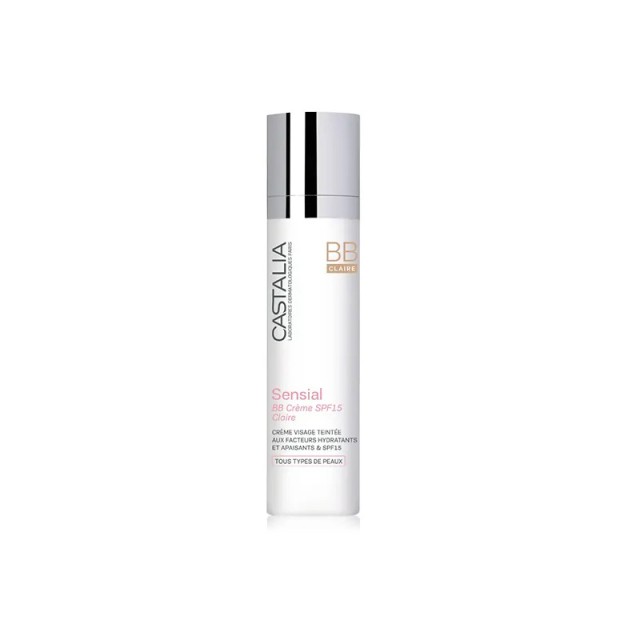 CASTALIA Sensial Bb Creme Claire/ Light Spf15 Ενυδατική Κρέμα Προσώπου με Χρώμα σε Ανοιχτή Απόχρωση 40ml