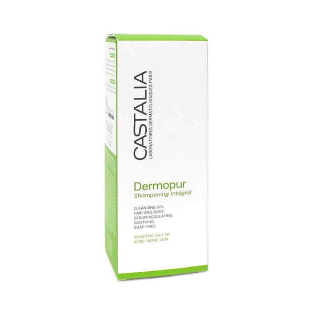CASTALIA Dermopur Shampoo Integral Απαλό Σμηγματορυθμιστικό Σαμπουάν 200ml