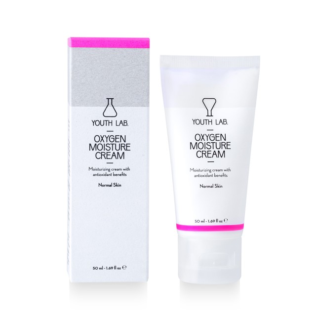 YOUTH LAB Oxygen Moisture Cream Ενυδατική Κρέμα Προσώπου με Αντιοξειδωτικές Ιδιότητες για Κανονικές Επιδερμίδες 50ml