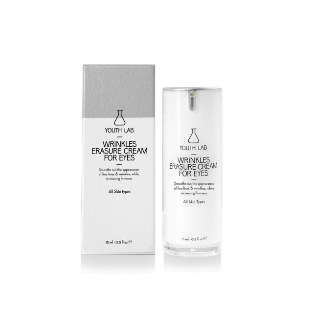 YOUTH LAB Wrinkles Erasure Cream For Eyes Αντιρυτιδική Κρέμα Ματιών για Όλους τους Τύπους Επιδερμίδας 15ml