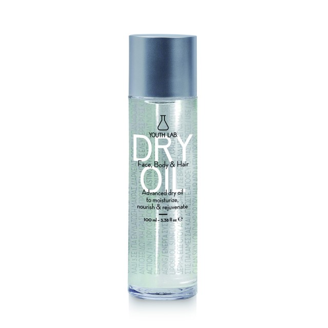 YOUTH LAB Dry Oil Ξηρό Λάδι Θρέψης, Ενυδάτωσης & Προστασίας για Πρόσωπο, Σώμα & Μαλλιά 100ml