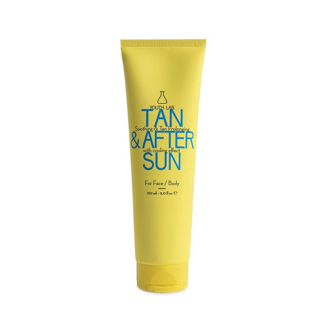 YOUTH LAB Tan And After Sun Lotion Για το Πρόσωπο & Το Σώμα, Καταπραΰνει & Επανορθώνει Τους Ερεθισμούς 150ml