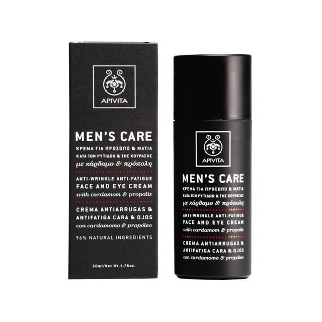 APIVITA Mens Care Cream with Cardamom & Propolis 50ml