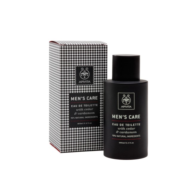 APIVITA Mens Care Eau de Toilette με Κέδρο & Κάρδαμο 100ml