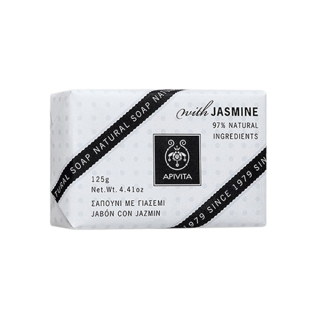 APIVITA Natural Soap Σαπούνι με Γιασεμί για χαλάρωση 125gr