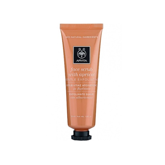 APIVITA Face Scrub Ήπιας Απολέπισης με βερύκοκο 50ml
