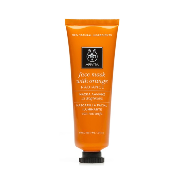 APIVITA Face Mask Μάσκα Λάμψης με Πορτοκάλι 50ml