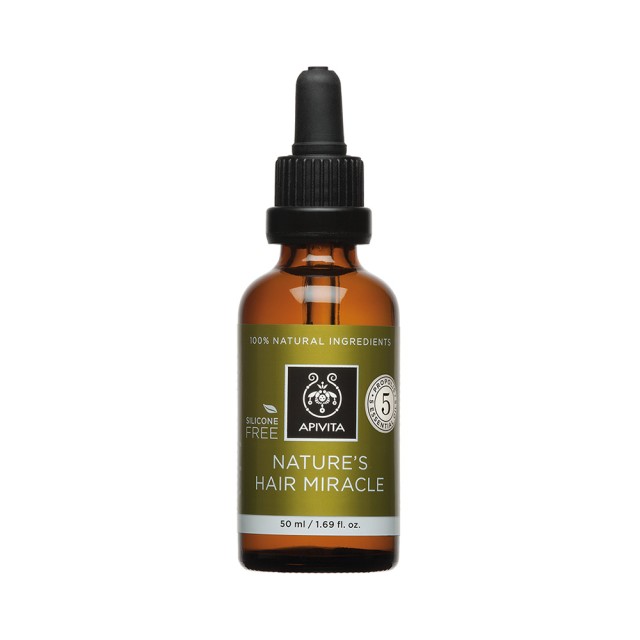 APIVITA Natures Hair Miracle Oil Λάδι Ενδυνάμωσης & Τόνωσης για τα Μαλλιά 50ml