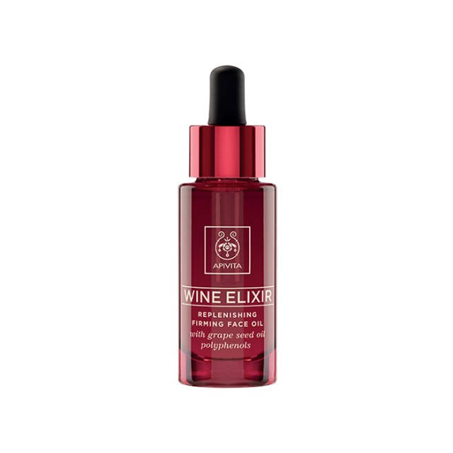 APIVITA Wine Elixir Face Oil Λάδι Προσώπου για Αναδόμηση & Σύσφιξη 30ml