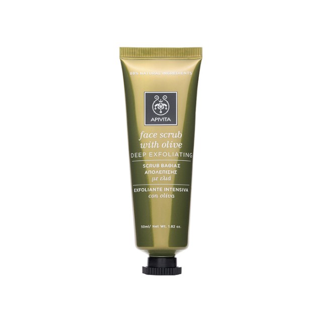 APIVITA Face Scrub Κρέμα Βαθιάς Απολέπισης με Ελιά 50ml