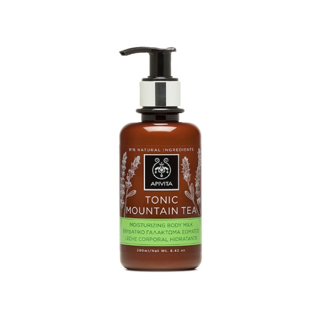 APIVITA Tonic Mountain Tea Ενυδατικό Γαλάκτωμα Σώματος 200ml