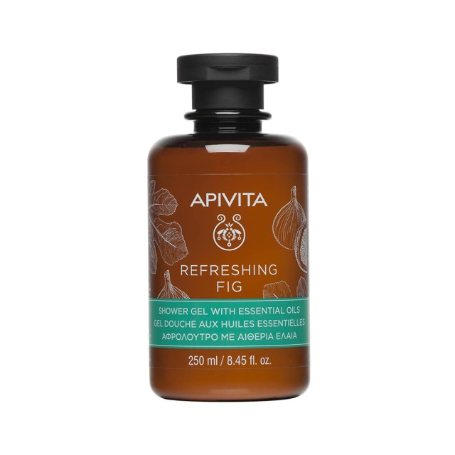 APIVITA Refreshing Fig Αφρόλουτρο Με Σύκο & Αιθέρια Έλαια 500ml