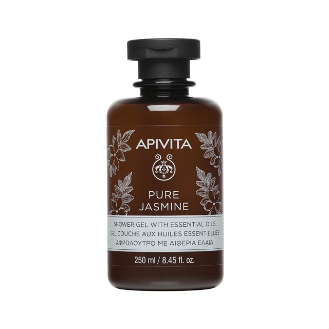APIVITA Pure Jasmine Αφρόλουτρο με Αιθέρια Έλαια & Άρωμα Γιασεμί 250ml