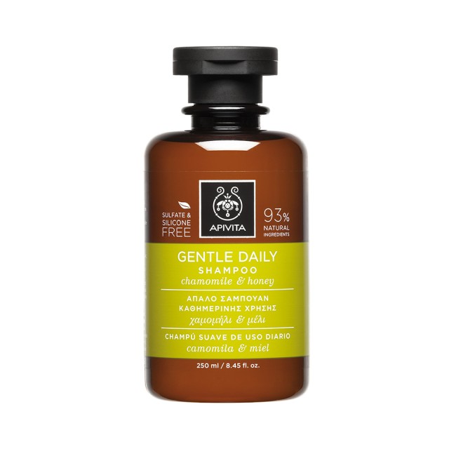 APIVITA Gentle Daily Σαμπουάν Καθημερινής Χρήσης με Χαμομήλι και Μέλι 250ml