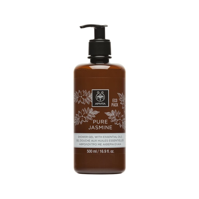 APIVITA Eco Pack Pure Jasmine Αφρόλουτρο με Aιθέρια Έλαια Γιασεμί 500ml