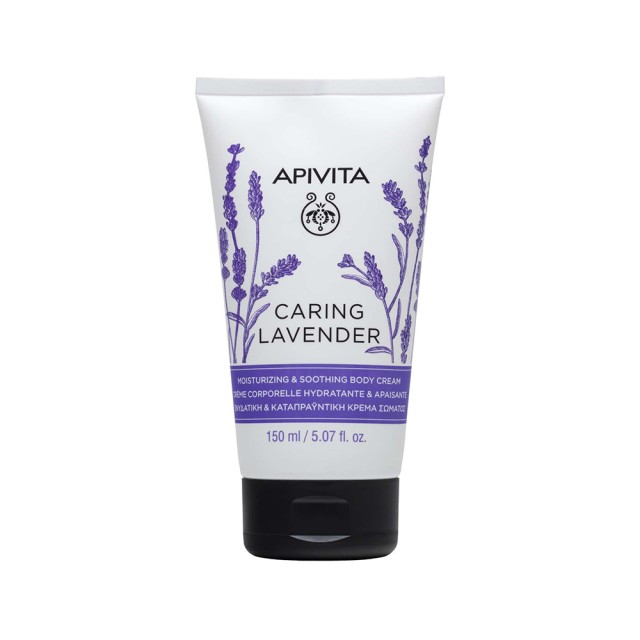 APIVITA Caring Lavender Ενυδατική & Καταπραϋντική Κρέμα Σώματος με Λεβάντα 150ml