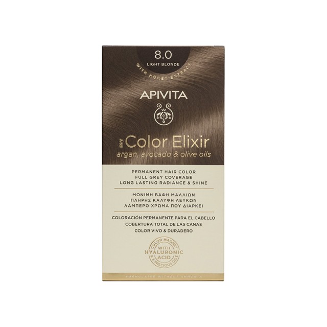 APIVITA My Color Elixir N8,0 Ξανθό Ανοιχτό