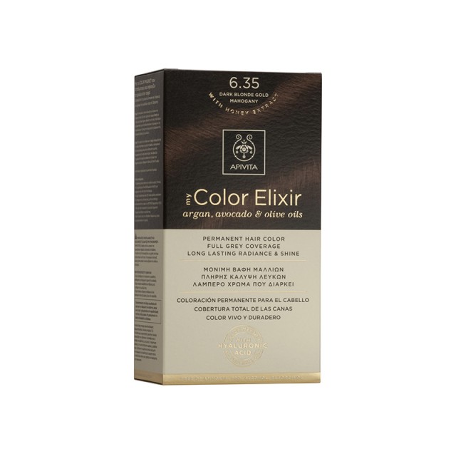 APIVITA My Color Elixir N6,35 Ξανθό Σκούρο Μελί Μαονί
