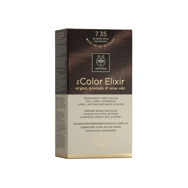 APIVITA My Color Elixir N7.35 Ξανθό Μελί Μαονί