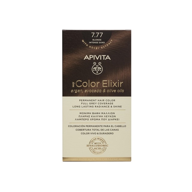 APIVITA My Color Elixir N7.77 Ξανθό Έντονο Μπεζ